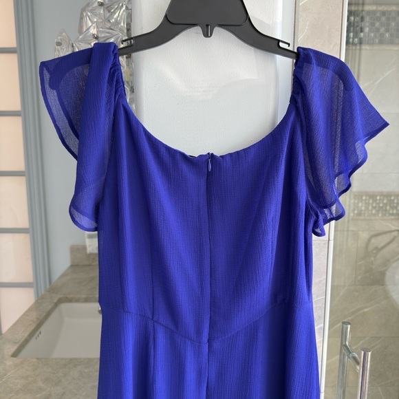 Nanette Lepore Flutter Dress in Cobalt - Picture 9 of 13